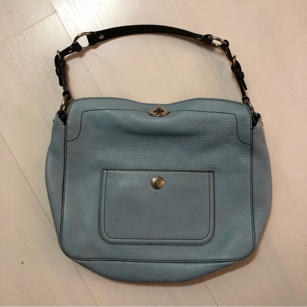 COACH Chelsea Pebbled Leather Shoulder Bag